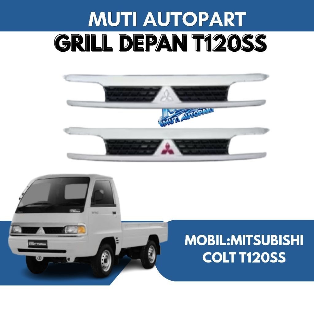 GRILLE GRIL DEPAN T120SS  TSS PICK UP MINIBUS / Gril Depan T120SS berlian merah&chrome