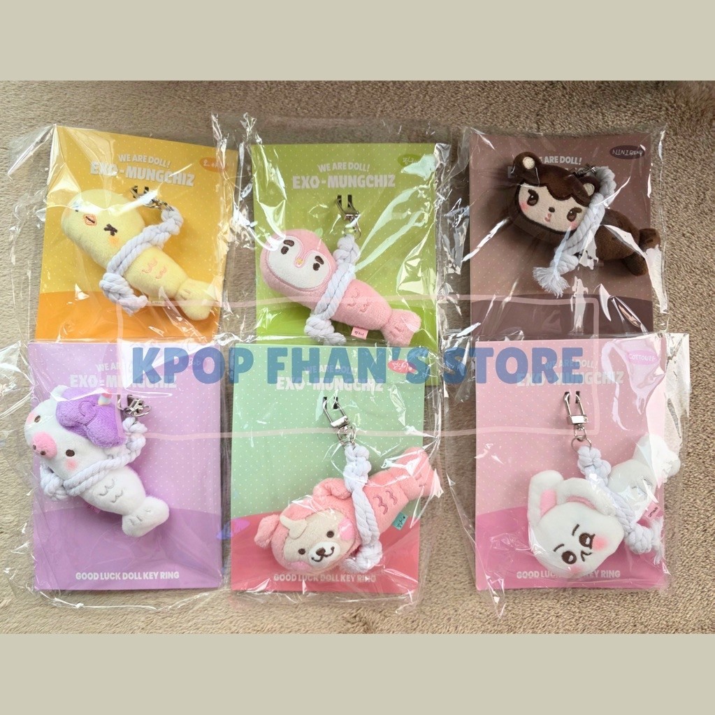 [Ready Stock] EXO Mungchiz - Good Luck Doll Keyring