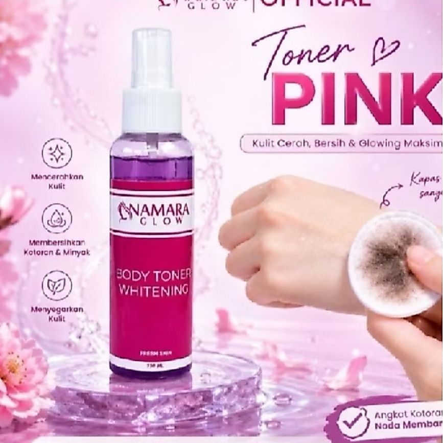 TONER PINK NAMARA GLOW MENCERAHKAN