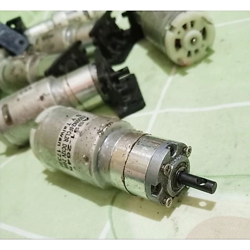 Motor DC Gearbox Gear box AA991 S.Y. Taiwan Punya 12V - 110rpm - 2.09W - torsi 5kg