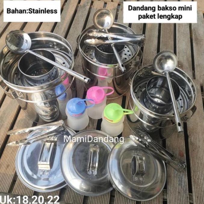 Panci bakso mini super lengkap Dandang Kitchenware