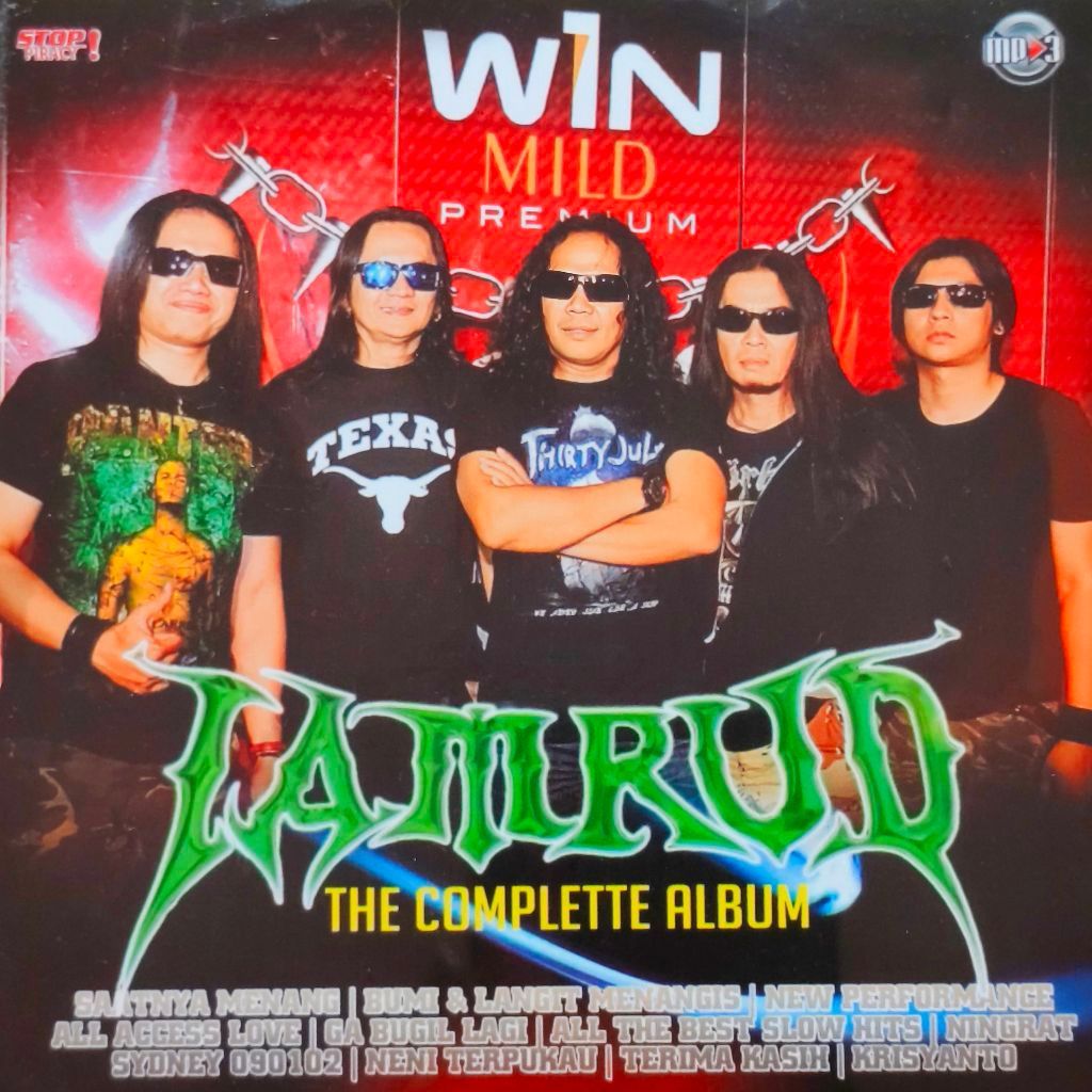 Kaset MP3 Audio 150 Lagu Pop Rock Indonesia JAMRUD Album Edisi Pilihan Lengkap