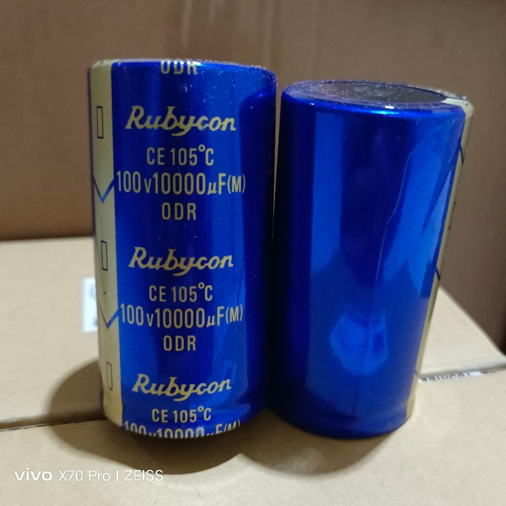 Elco Rubycon 10000uf 100v Biru Original
