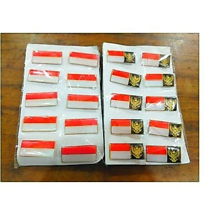 [KIRIMHARIINI] - PIN BENDERA MERAH PUTIH / PIN GARUDA MERAH PUTIH