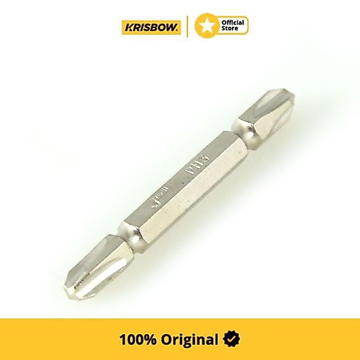Krisbow Jetech Double Head Bit Philip #3X65 mm Driver Phillips Repair Workshop Hand Tool