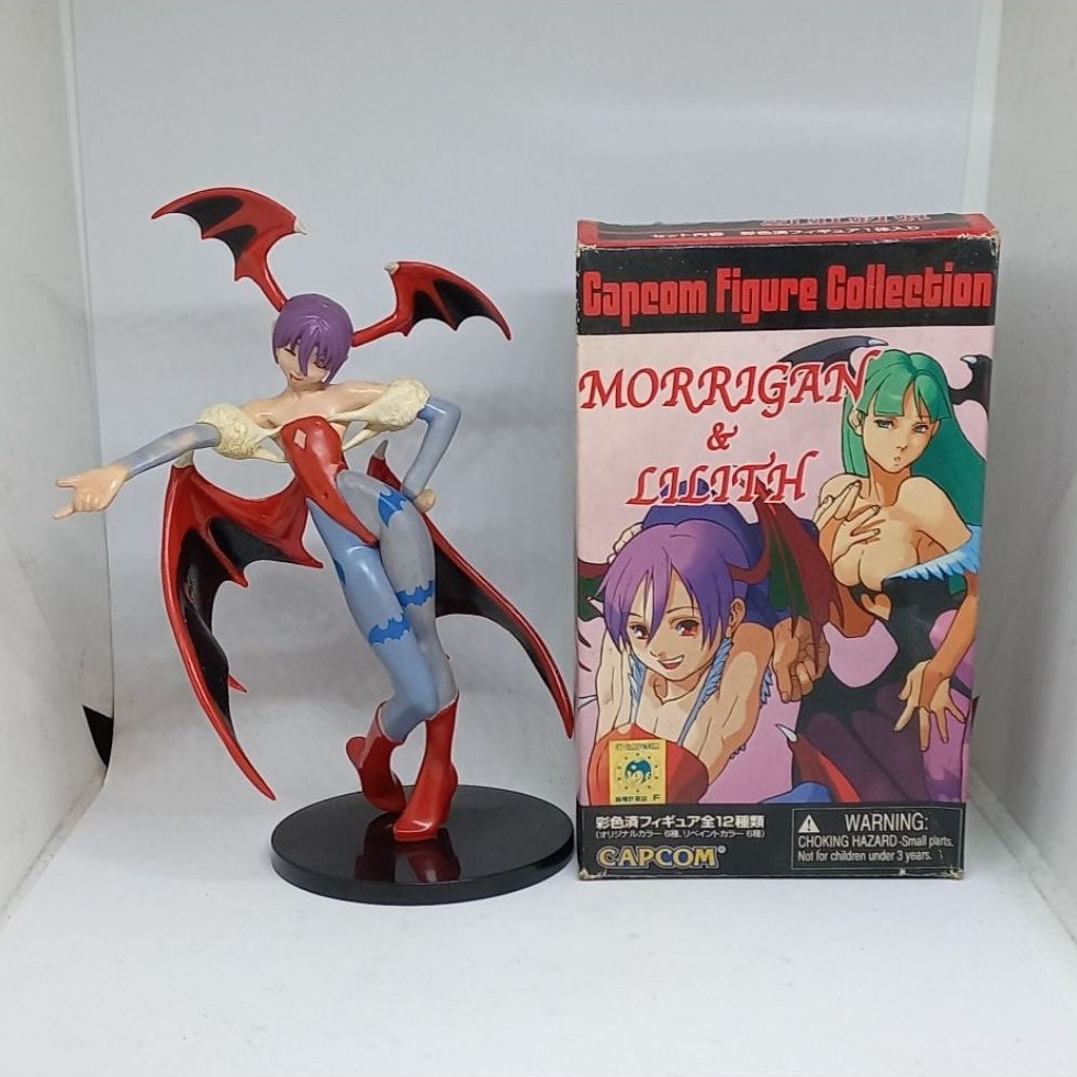 capcom lilith b sexy morrigan & lilith darkstalkers pvc trading figure (t)