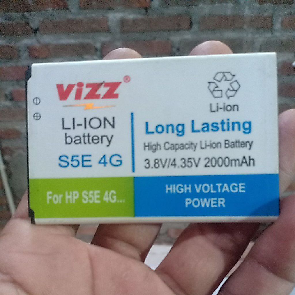 BATTERY VIZZ S5E 4G untuk ADVAN S5E 4G second NORMAL siap pakai