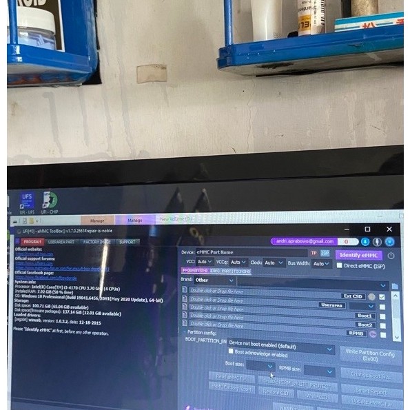 Ufi box Second lengkap siap pakai