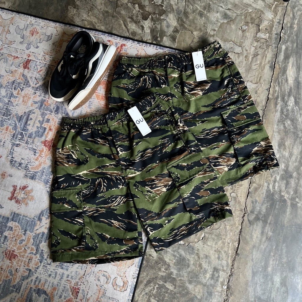 G* by UNQ LONGPANT & SHORTPANT CARGO TIGER CAMO