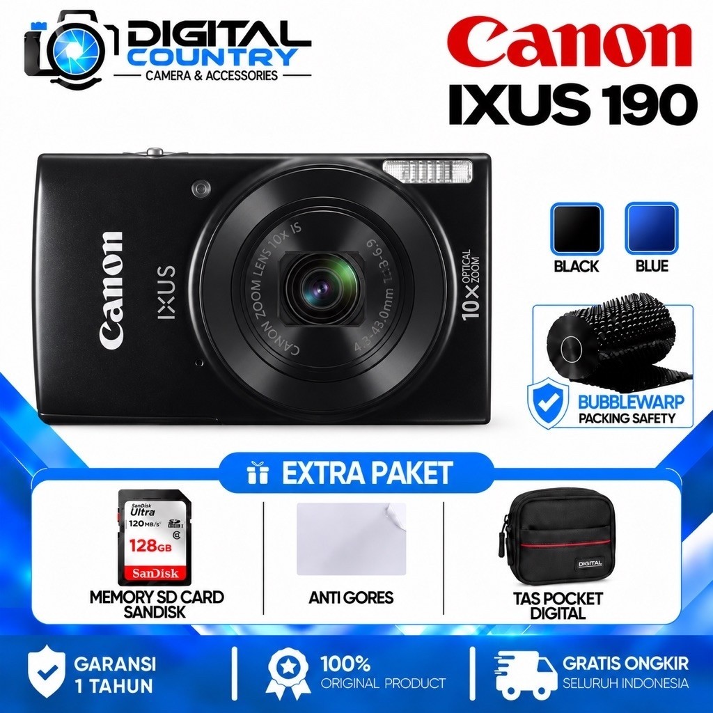 CANON IXUS 190 / KAMERA CANON IXUS 190 / CANON IXUS 190 DIGITAL CAMERA