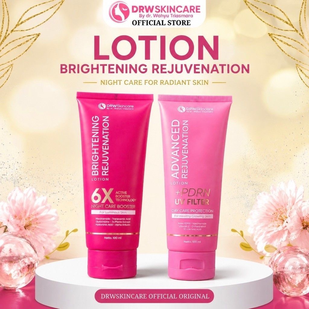 LOTION DRW SKINCARE OFFICIAL STORE PENCERAH BADAN HB DOSTING MALAM SIANG DAY NIGHT RACIK REJUVENATIO
