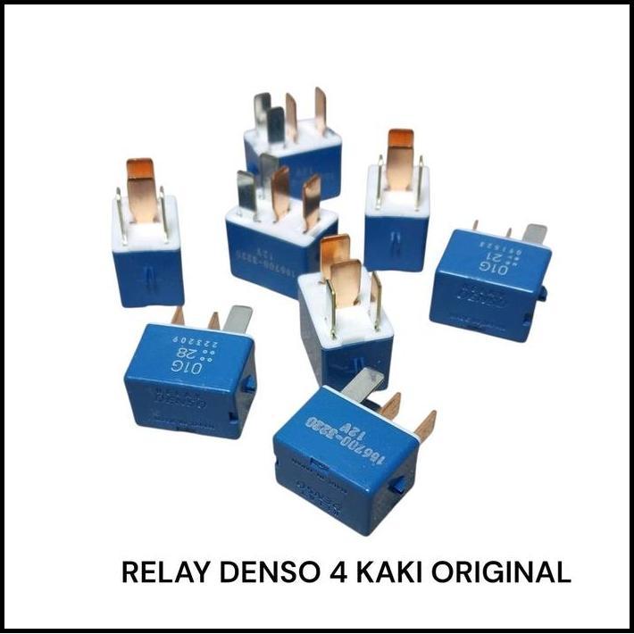 DISKON RELAY DENSO KAKI 4 12 VOLT 12V RELAY ASLI DENSO 4PIN 12V ORIGINAL 