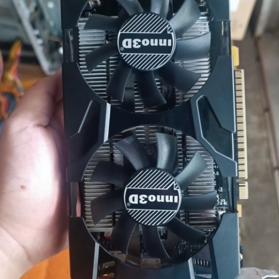 Gtx 1050ti inno3D 4GB ddr5 artefak kelengkapan unit saja