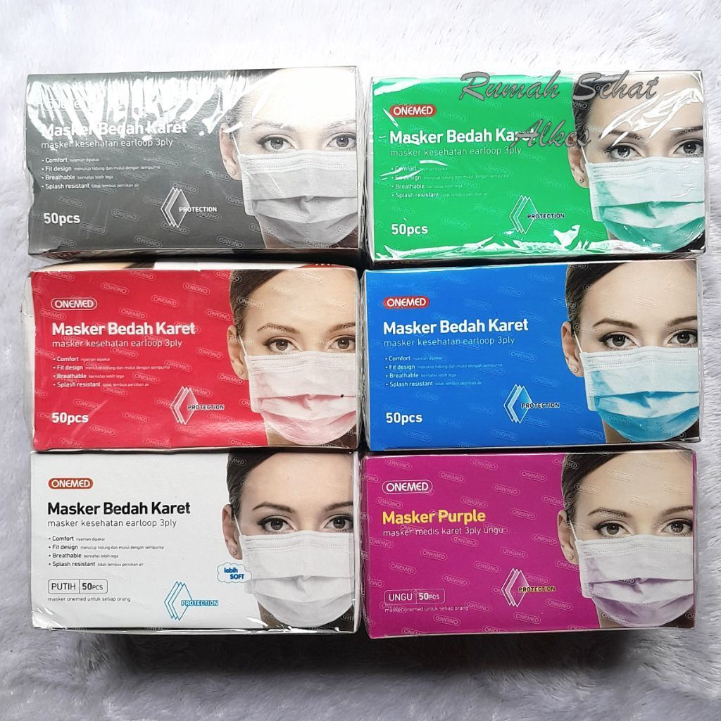 MASKER MEDIS MASKER BEDAH Isi 50 Onemed
