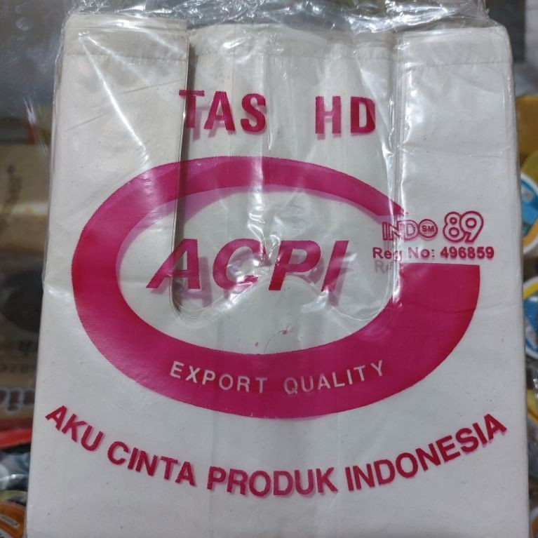 Kantong Plastik Kresek HD ACPI 15 Putih