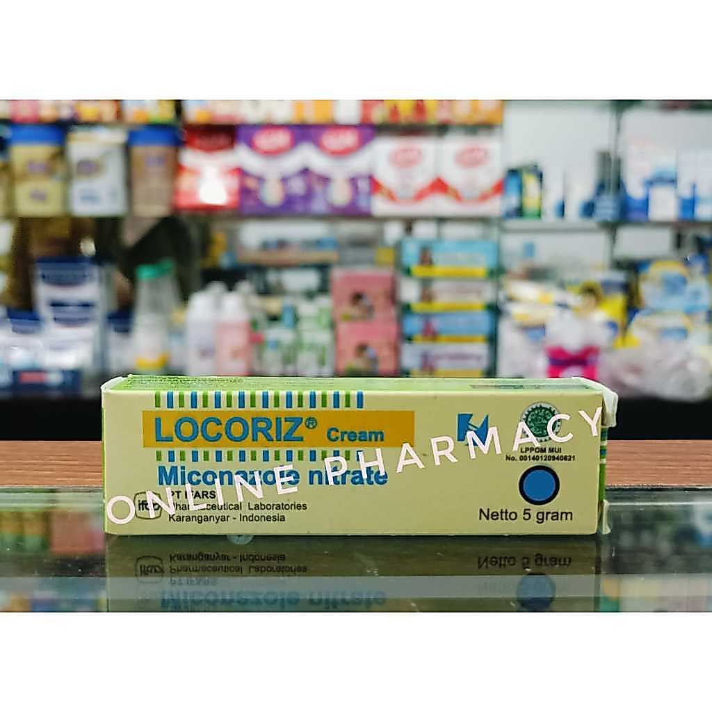 Locoriz Cream 5gr - Mengatasi Infeksi Jamur, Kurap, Kudis, Panu dan Kutu Air