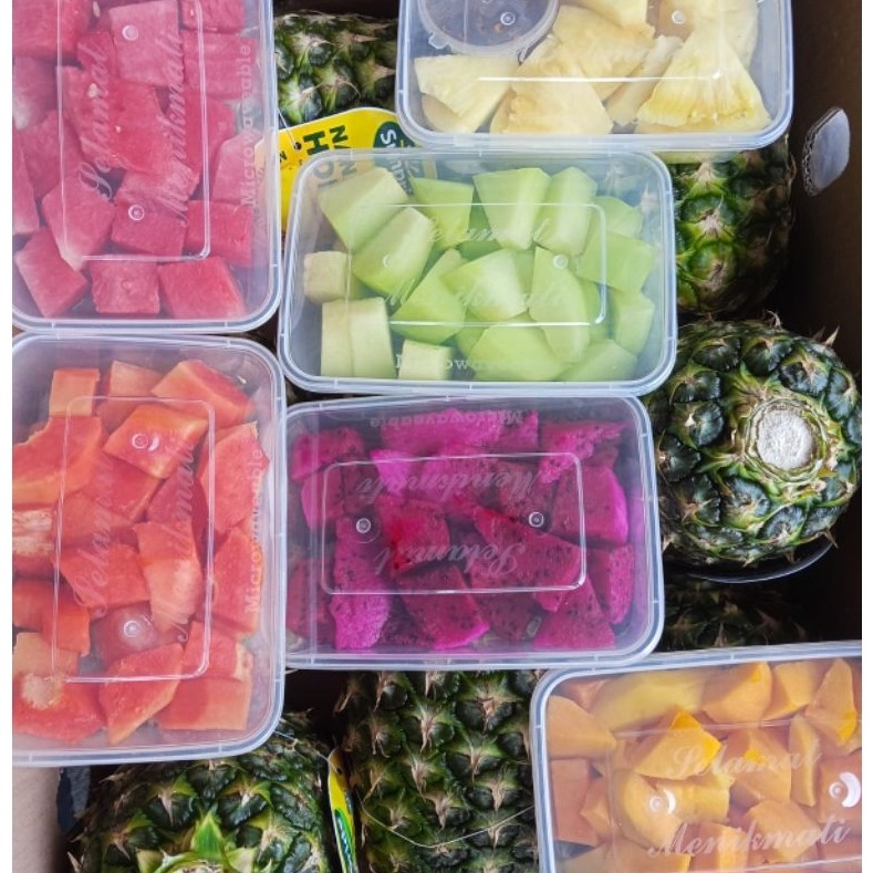 Berbagai Buah Kupas Kemasan Tinwal 500ml