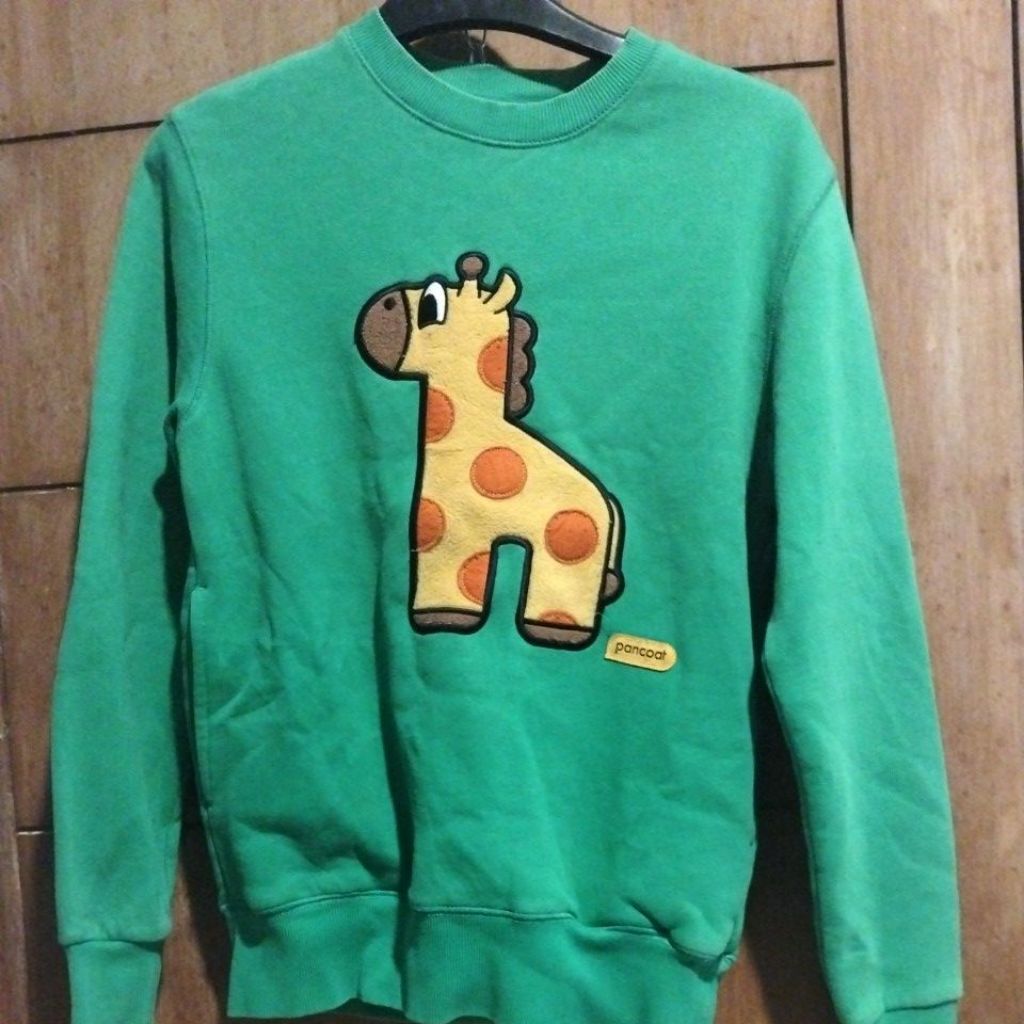 CREWNECK Pancoat art Jerapah towel, XS (C 072)