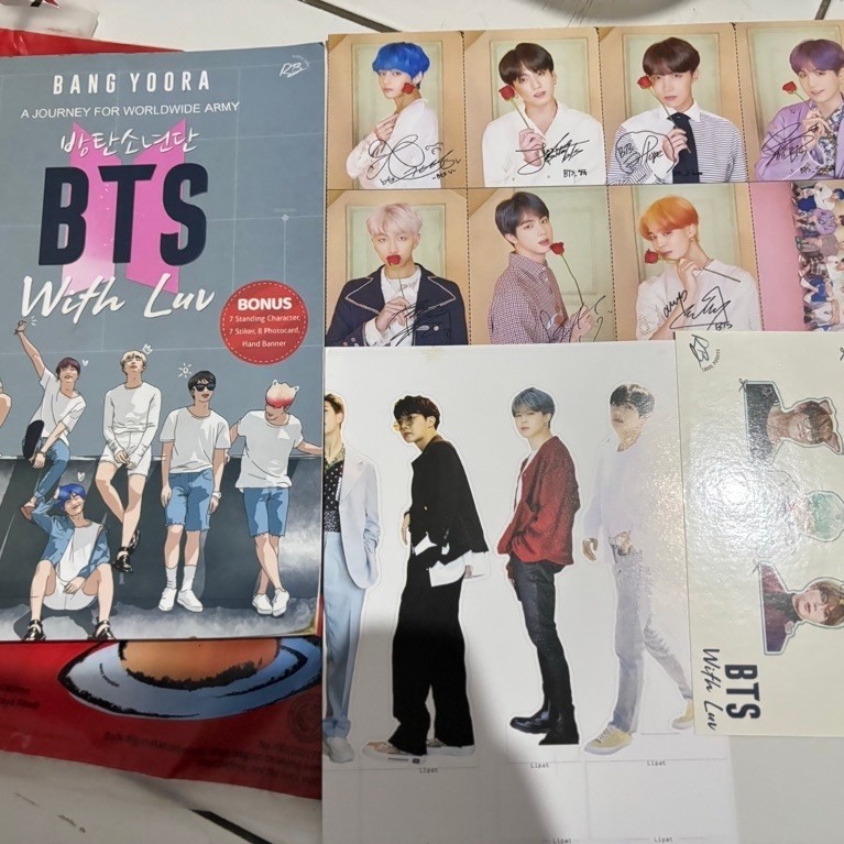 Preloved novel bts official (gramed)