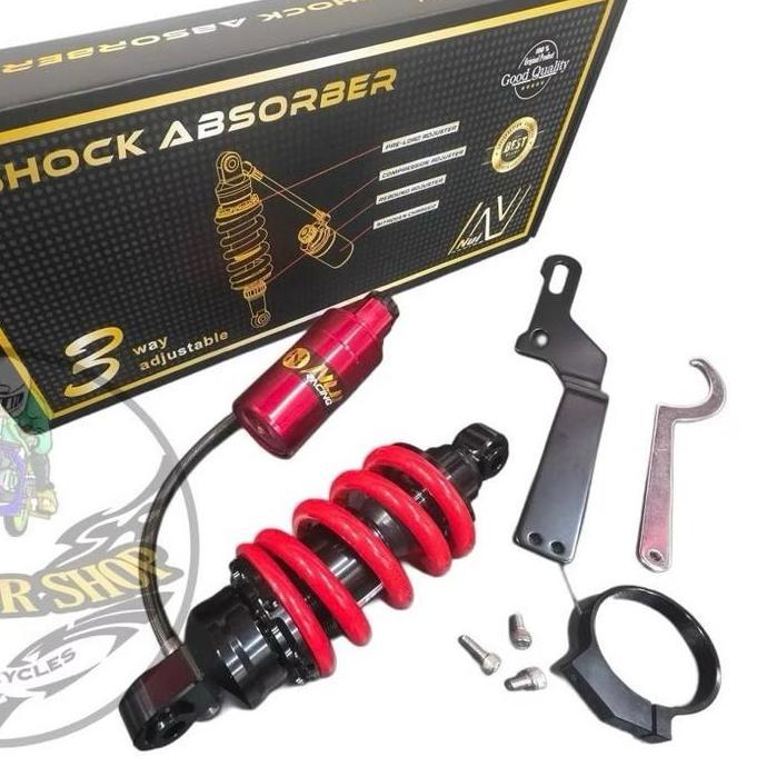 monoshock sonic supra gtr 150 shock tabung pisah klik rebound Nui Racing project