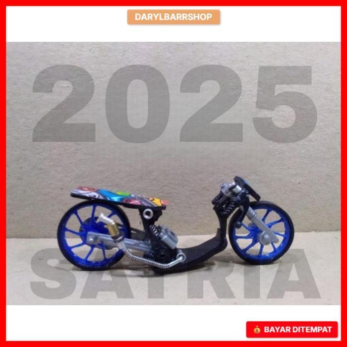 Miniatur motor drag metic skala 1:18 custom handmade