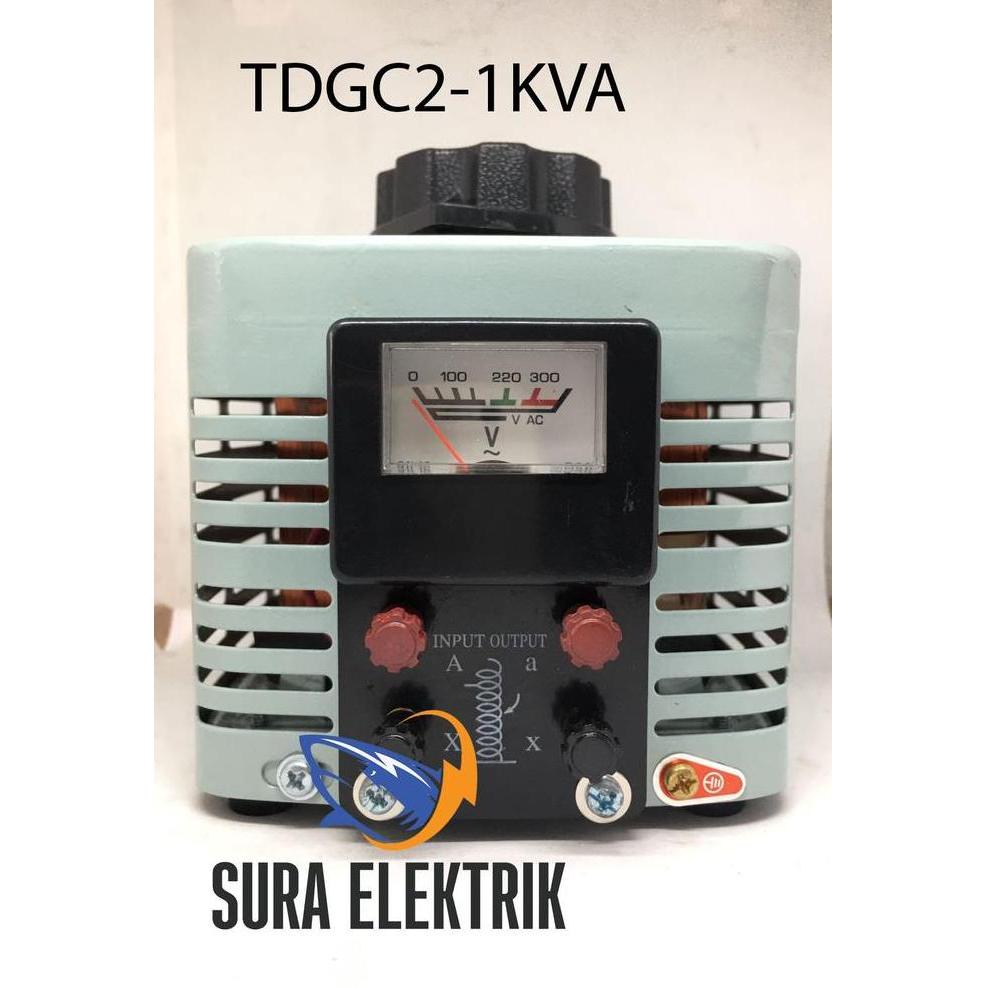 Slide Regulator (Manual) 1000Watt Type TDGC2-1KVA
