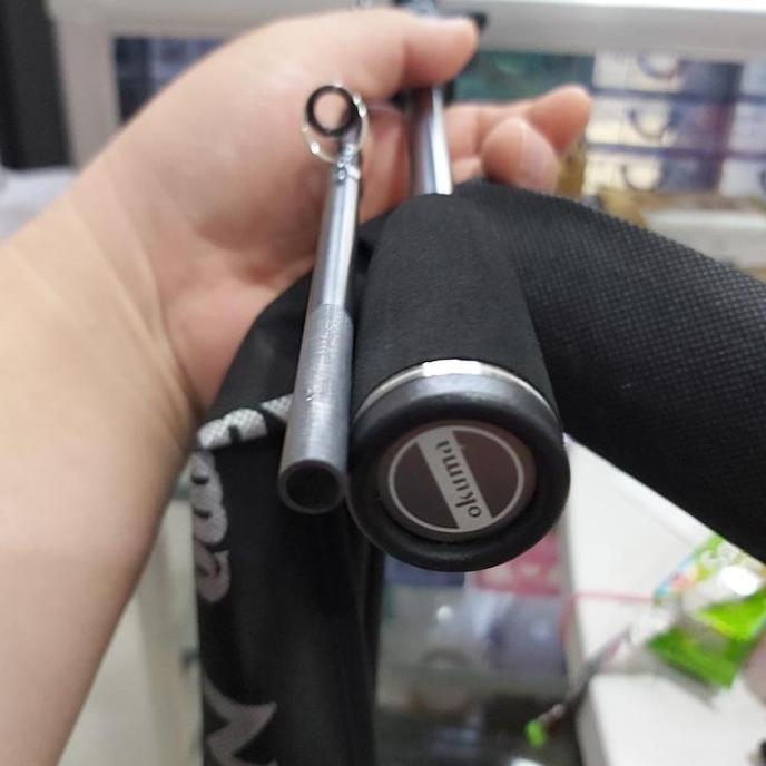 TERMURAH - joran okuma nemesis 602 fuji joran bc baitcasting full ring fuji