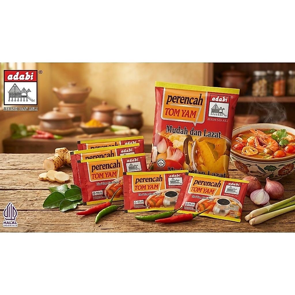 Adabi Bumbu Tomyam 40g | bumbu tomyam| perencah tomyam | tomyam pasta