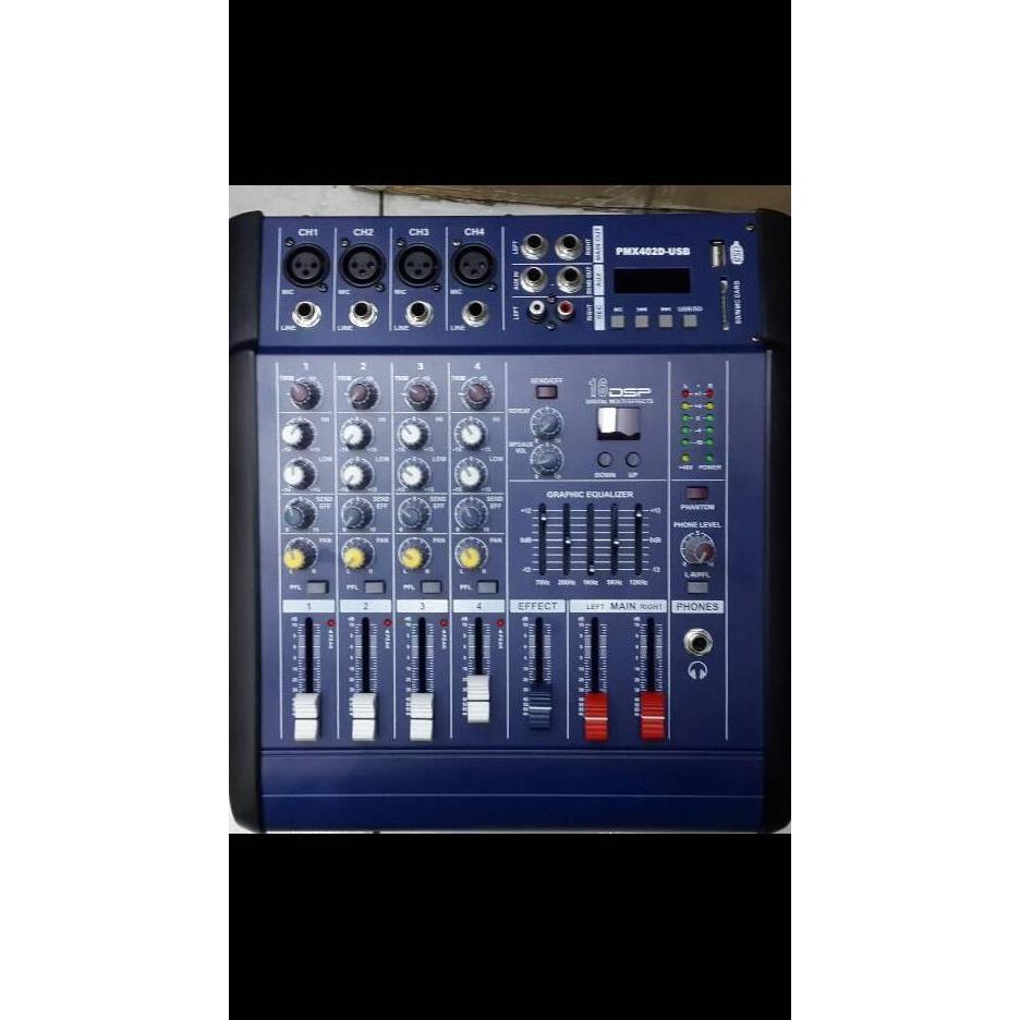 Power mixer PMX 402D USB ( 4 channel )