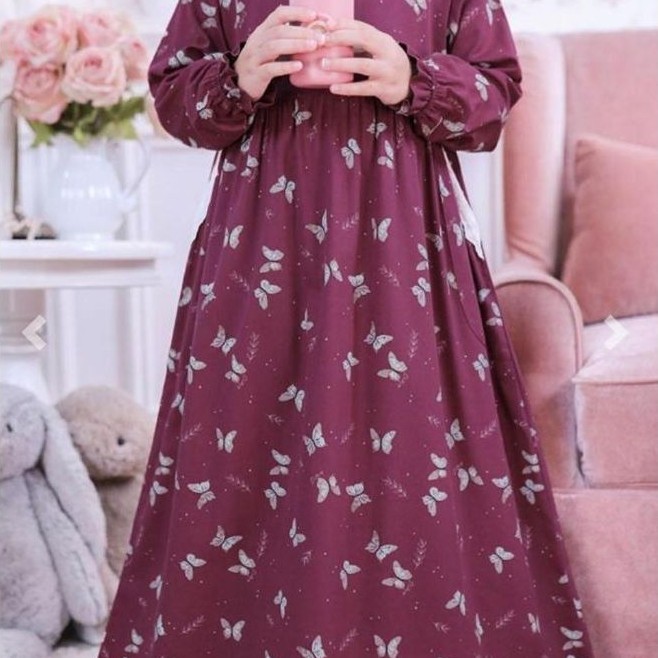 gamis anak ditsy size 5