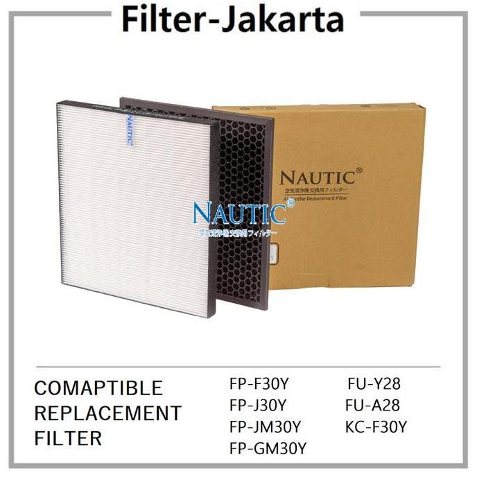 Filter Udara Untuk Sharp Fp F30Y Pengganti Hepa Filter Fz-F30Hfe