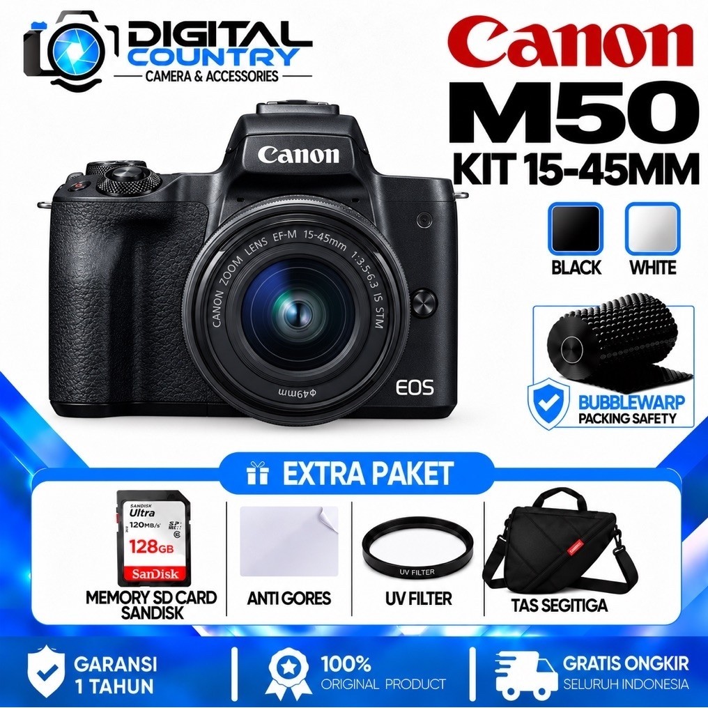 CANON EOS M50 KIT 15-45MM / CANON M50 KIT 15-45MM / CANON M50