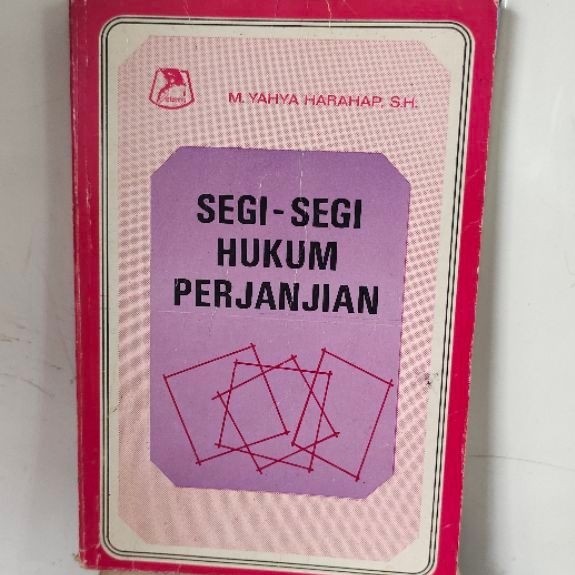 buku bekas segi segi hukum perjanjian - m yahya harahap