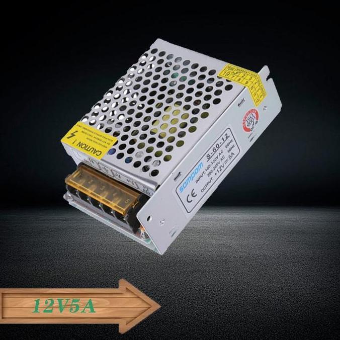 Adaptor 12V 5A Switching Power Supply 60W 12V5A