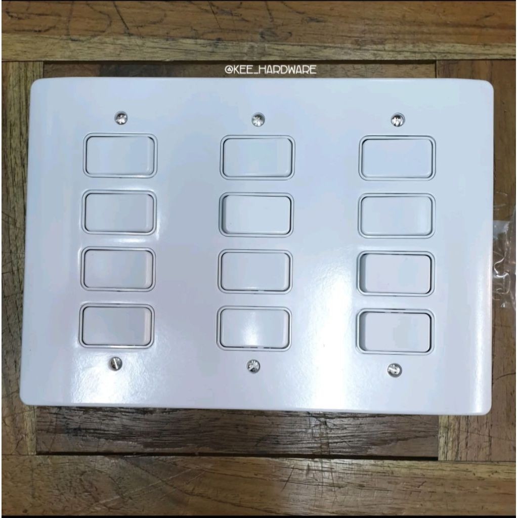 Saklar 12 Gang MK Grid Switch K3639 WHI / Sakelar 12 Gang MK Grid Switch