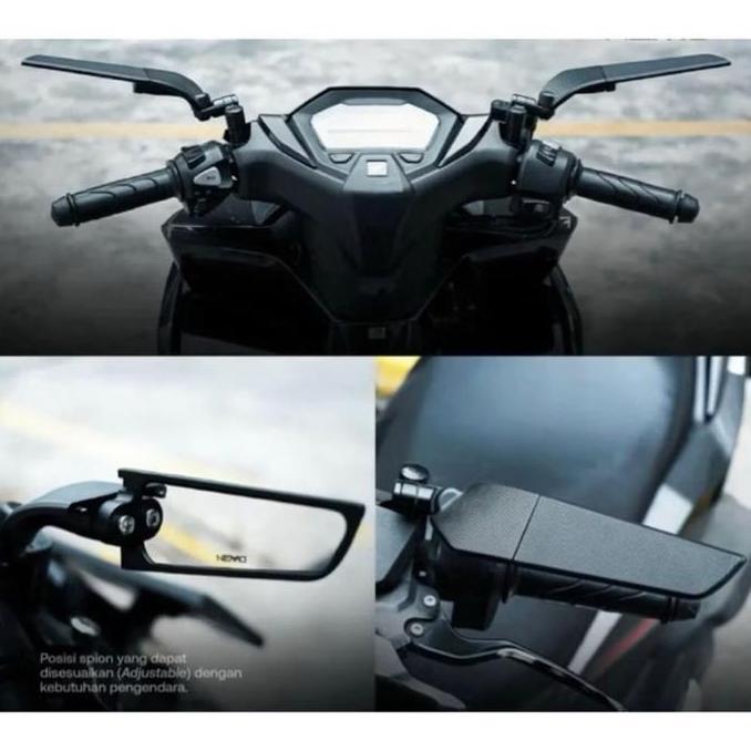 Terbaik Spion Motor Terbaru Spion Winglet Ducati Domino Original Full CNC Anti Karat Spion Winglet V