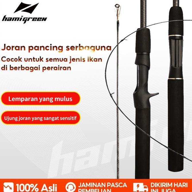 Sihaminar0 Hamigreen Joran Pancing Spinning Casting Fishing Rod Fishing Rod Baitcasting Rod Shrimp R