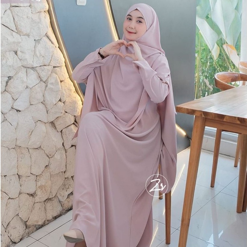 NEW  GAMIS BELLA SET HIJAB BAHAN MARBELLA SUPER PREMIUM ORI ZR