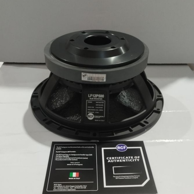 Component Speaker 12 Inch RCF LF12P500 / 12P500 Subwoofer voice coil 4 Inch