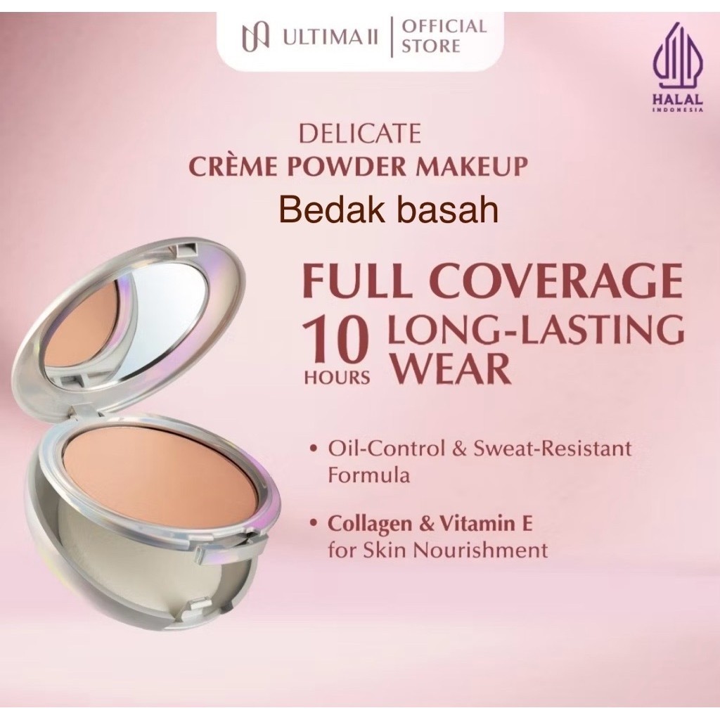Ultima II Delicate Creme powder Make up/ Bedak padat basah Ultima