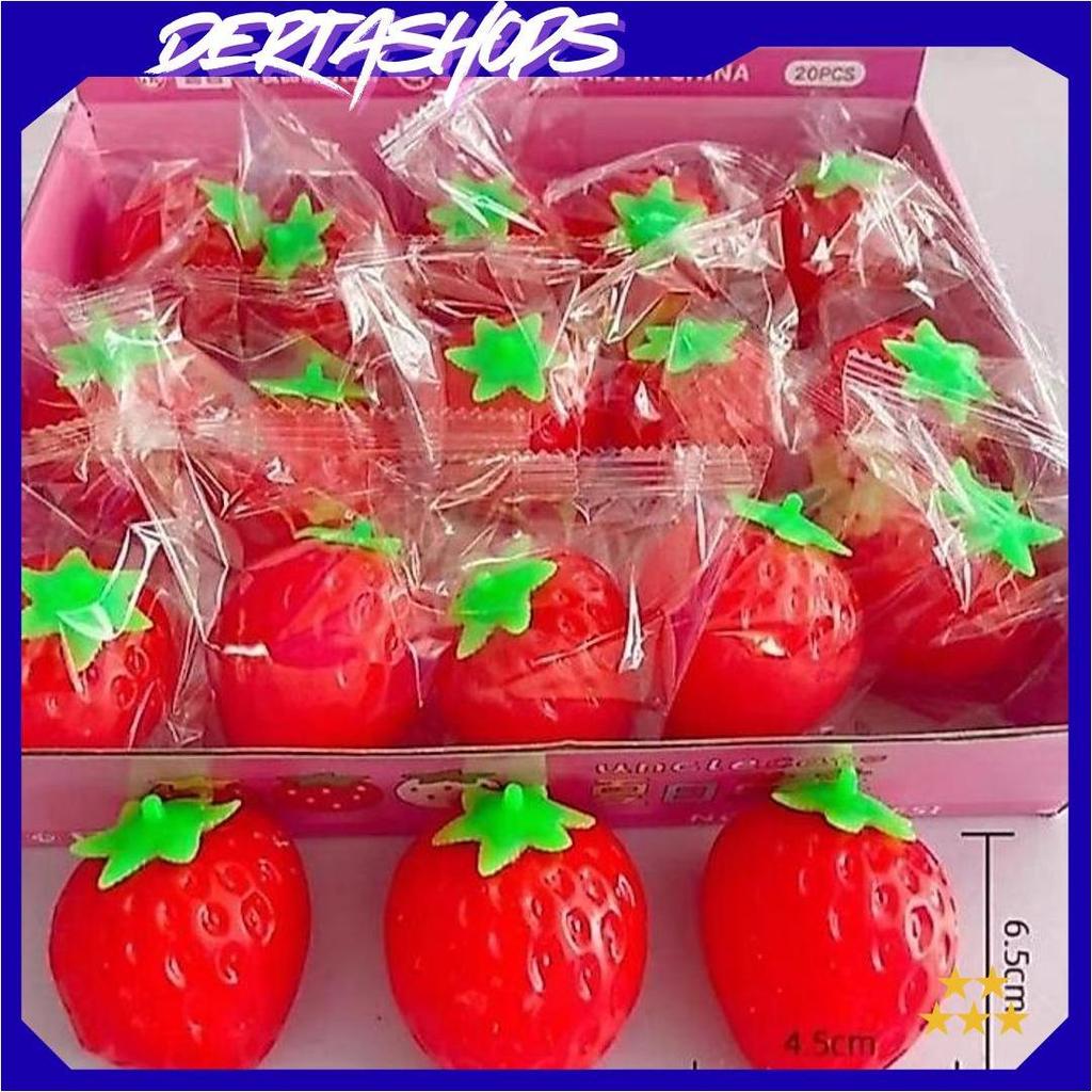 Promo Mainan Squishy Strawberry/Fidget Toys Squishy Strawberry Ori