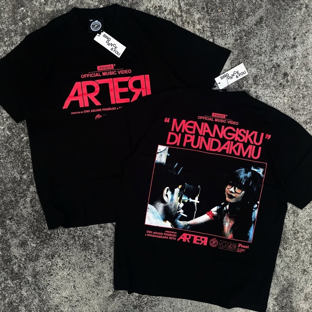 FEAST - ARTERI MV TSHIRT BLACK