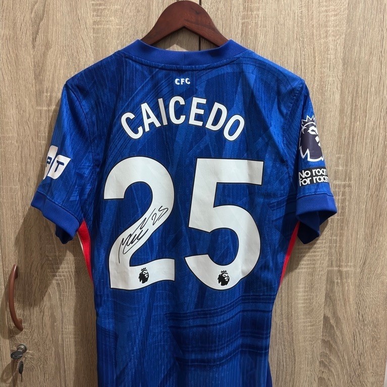 chelsea match worn mws caicedo