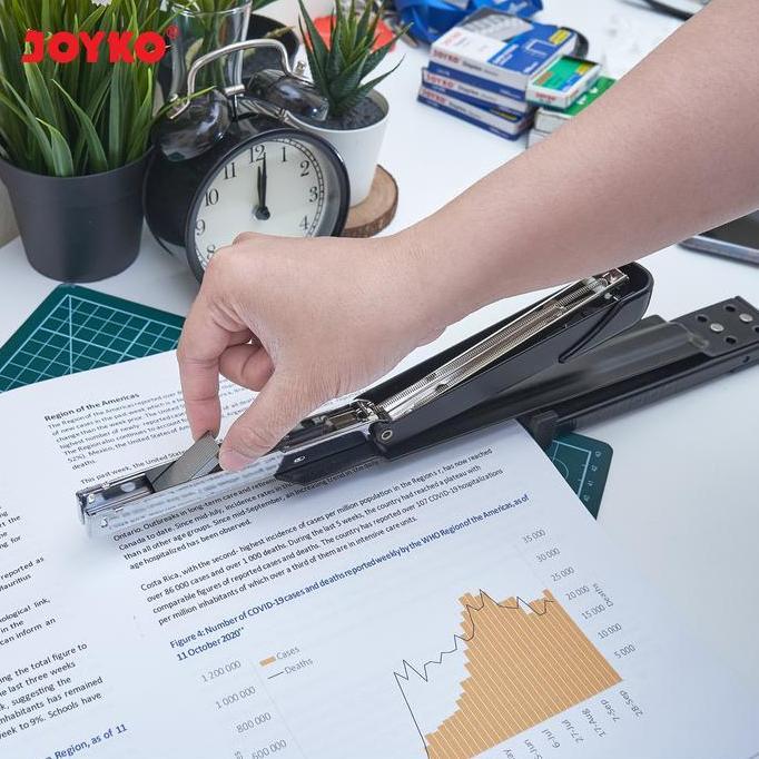 Ikatikat- Stapler Joyko Jilid / Steples Hekter Stepler Jilid Tengah Buku Hd-35La