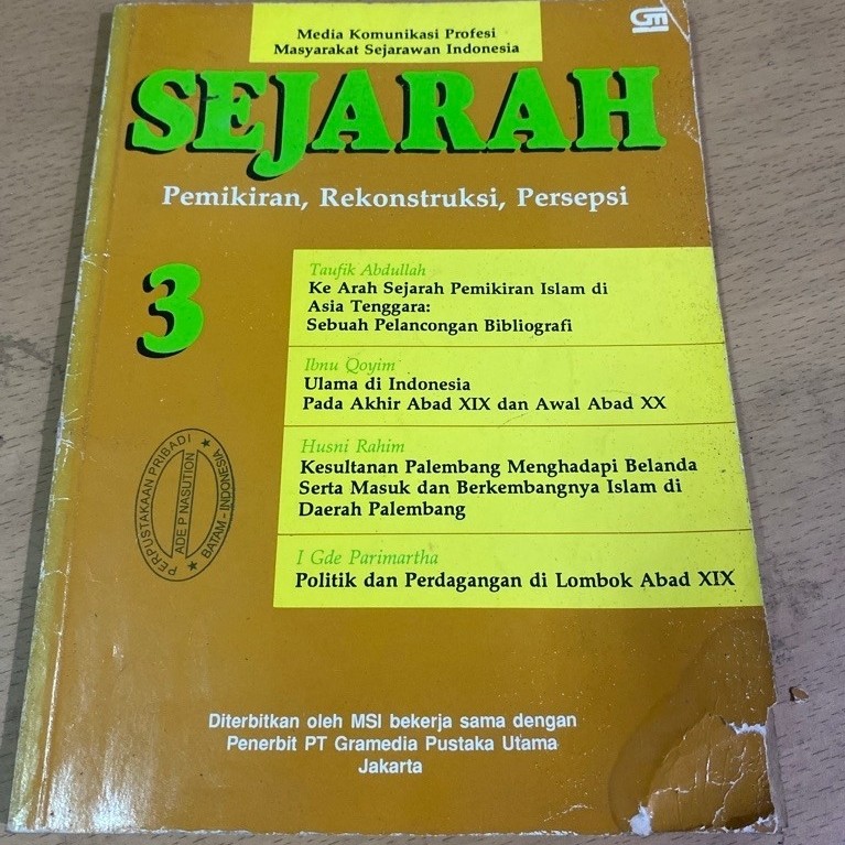 Jurnal Sejarah 3 1993