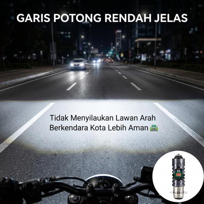 SELASKALA [COD]H6 LASER HI LO MOTORCYCLE LED LIGHTS, QUALITY AND SUPER BRIGHT MOTORCYCLE HEADLIGHTS 