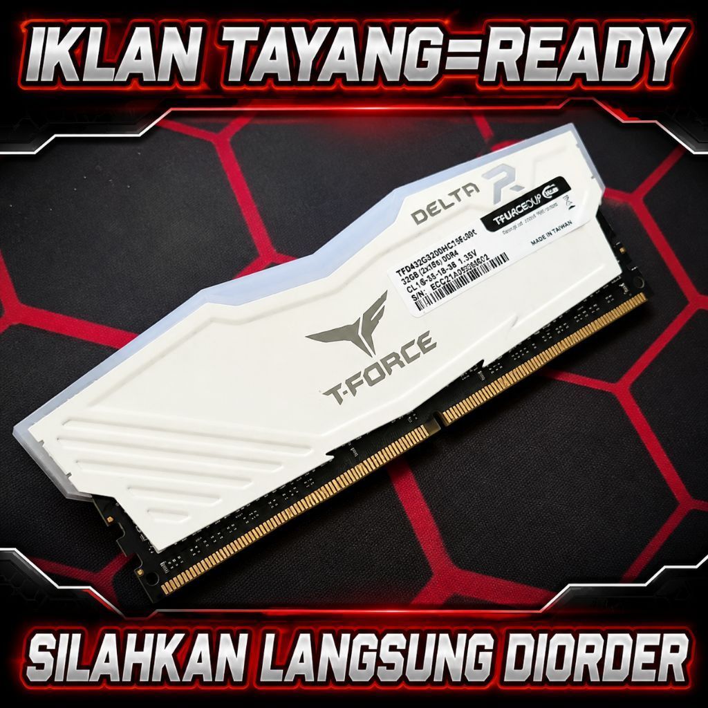 RAM DELTA T-FORCE RGB 32GB DDR4 SEKEN