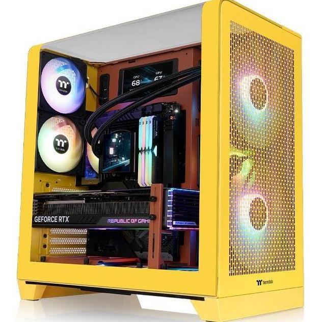 Rg - Thermaltake View 390 Air Butter Caramel Mid Tower Pc Case Casing Gaming Chassis Ca-11F-00Mmwn-0