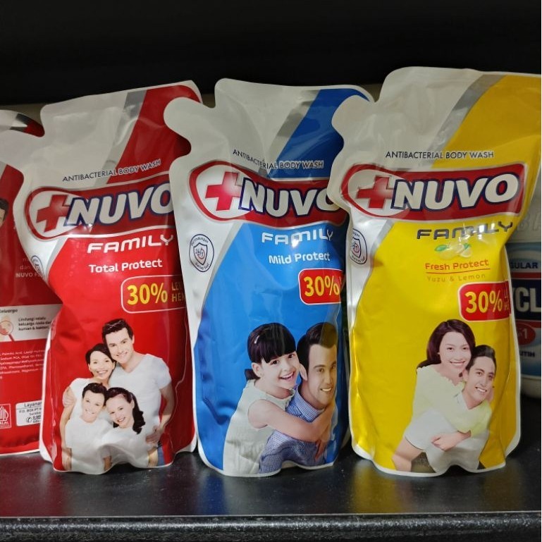 Nuvo Body Wash Sabun Cair Refill 800 ml