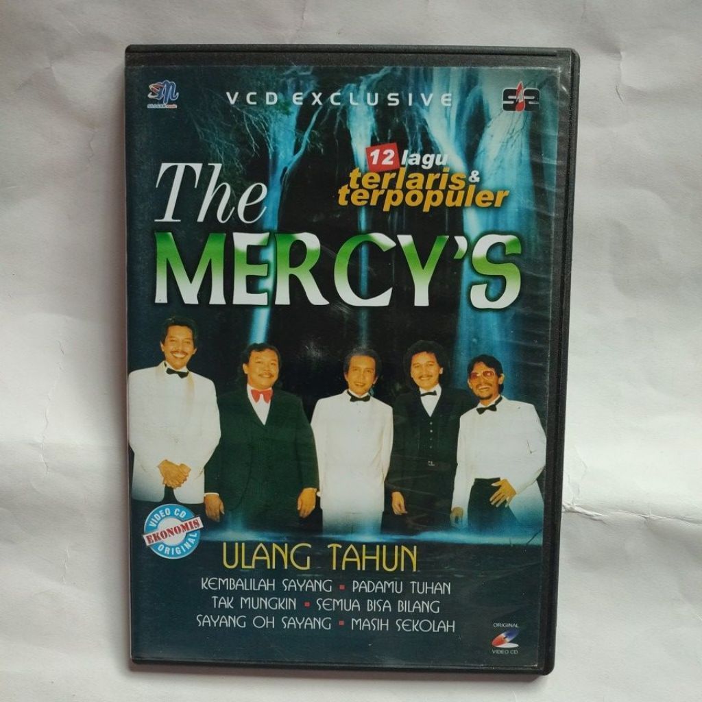 VCD KARAOKE 12 LAGU TERLARIS TEEPOPULER THE MERCY'S